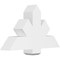 Ekena Millwork Kennewick Architectural Grade PVC Gable Bracket, 36"W x 21"H x 6"D x 6"F, 14/12 Pitch GBP036X21X0606KEN00 - alternate 1